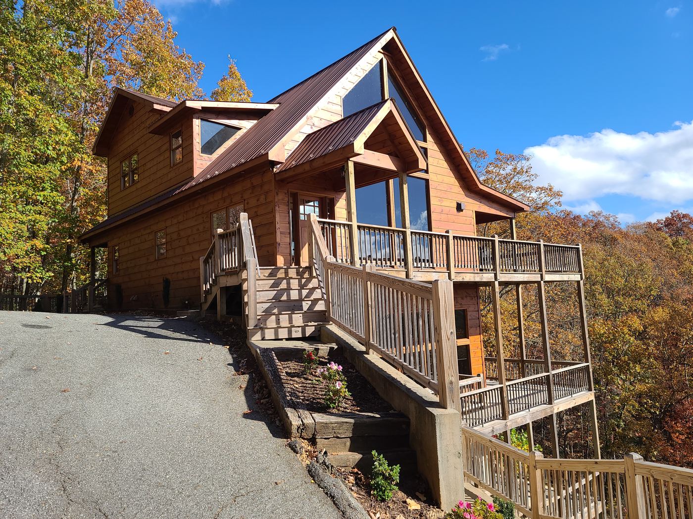 Wood home in the North Georgia mountains